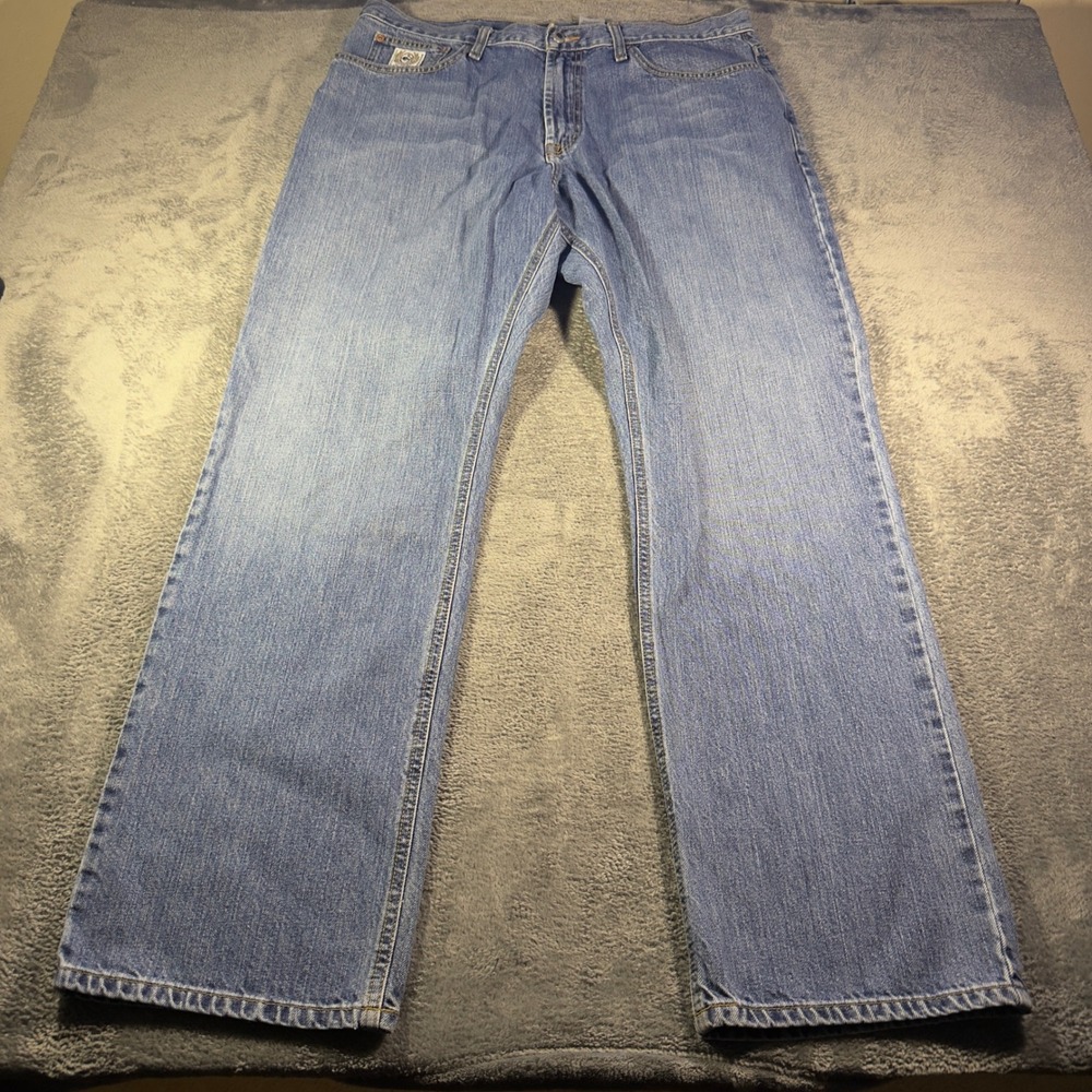 Cinch Mens MB92834 003 Medium Wash Straight Leg Cotton Denim Jeans 38x34